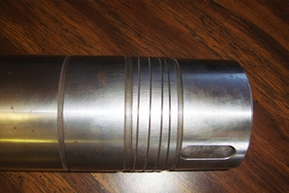 Detailed View of Steel Spindle